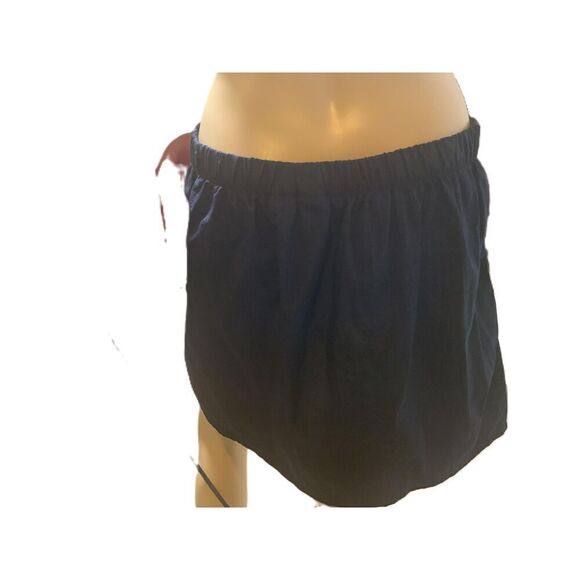 Merona Black Drawstring Waist Nylon Casual Skirt Size Medium - Picture 3 of 10